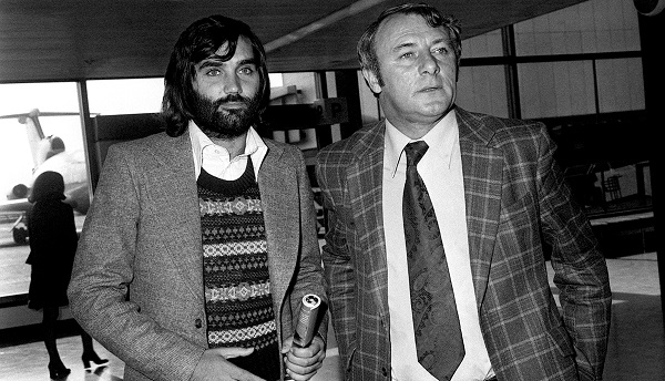 George Best &amp; Tommy Docherty - Heathrow Airport - London